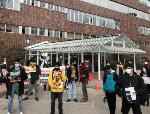 Protestas universitarios UAM rectorado exámenes presenciales